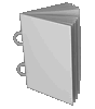 Broschüre mit Ringösen, Endformat DIN A3, 108-seitig