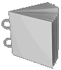 Broschüre mit Ringösen, Endformat Quadrat 10,5 cm x 10,5 cm, 100-seitig